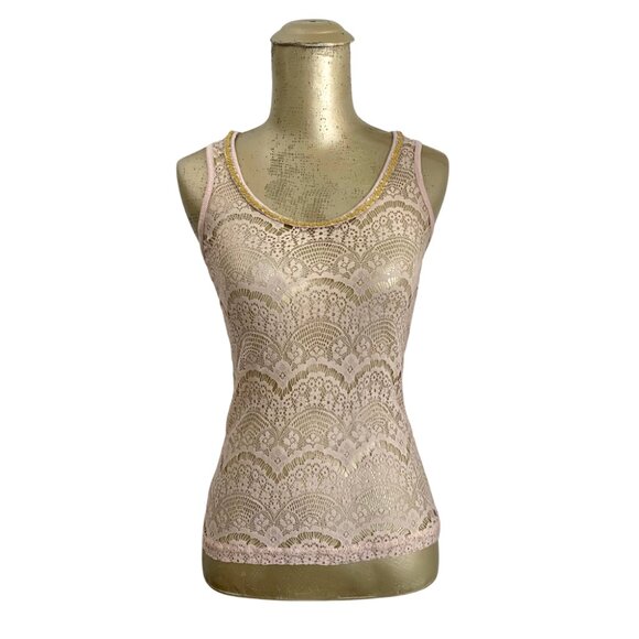 Y2K Charlotte Russe Lace Tank Top - Picture 1 of 4